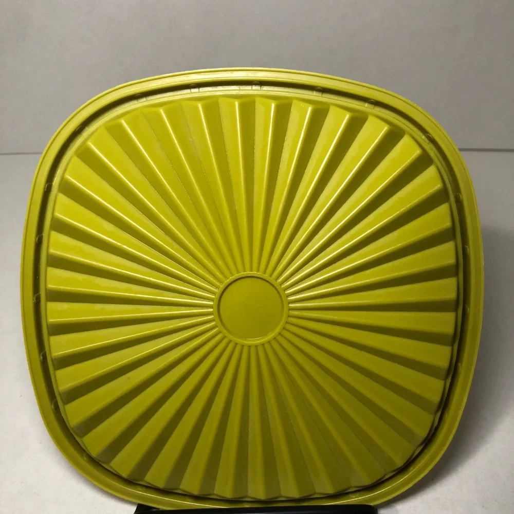 Vintage Tupperware Servalier Replacement Square Olive Green Lid Seal #841-19